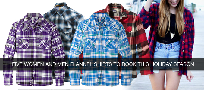 Five Women and Men Flannel Shirts to Rock this Holiday Season | Alanic