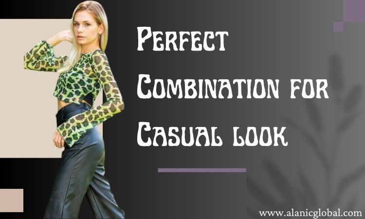 High quality stylish pants with a casual look