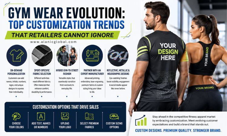 Customized GYM Wear fitness clothing manufacturer