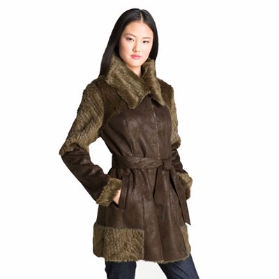 Brown Fur Coat for Women Supplier