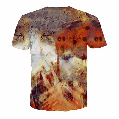 Wholesale Digital Abstract Printed Custom Tee