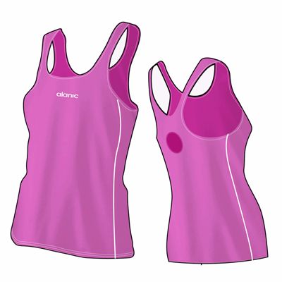 Fresh Pink Women's Bodycon Fitness Singlet Distributor