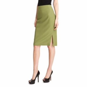 Wholesale Greenish Yellow Pencil Skirt Manufacturers - alanicglobal