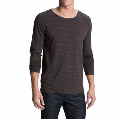 Grey Full Sleeves Casual T Shirt for Men Distributor