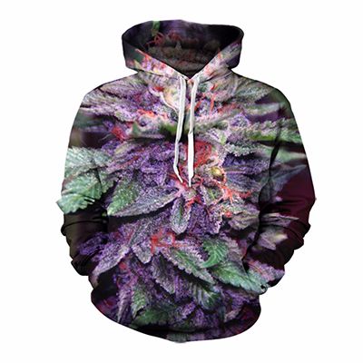 Leaf Printed Colorful Custom Hooded Jacket Manufacturer