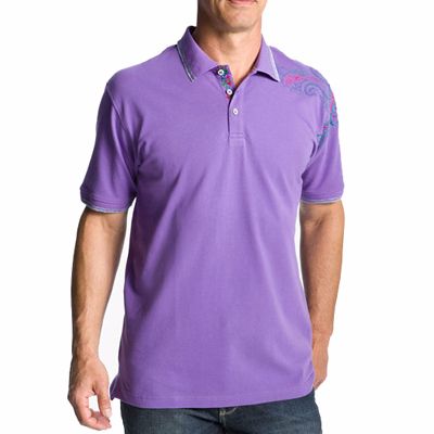 Purple Polo Shirt for Men Supplier