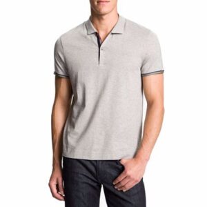 Wholesale Tinge Grey Polo T-Shirt for Men