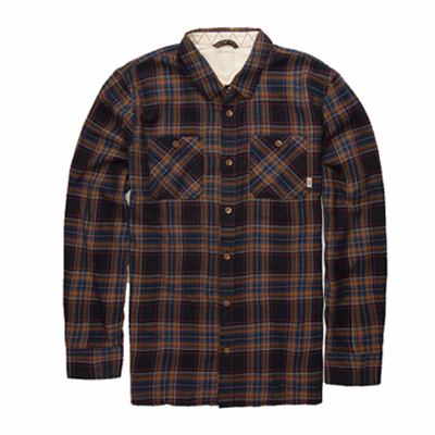 Wholesale Black and Blue Flannel Shirt