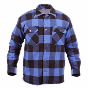 Black and Blue Flannel Shirt Supplier