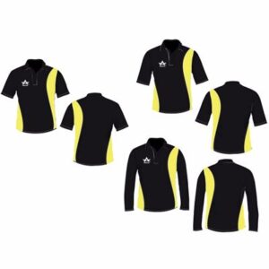 Black Yellow Cricket Shirts Supplier