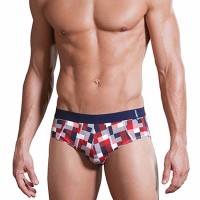 Colorful Geometric Printed Underwear for Men