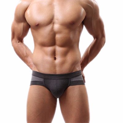 Grey Color Block Men's Underwear Distributor