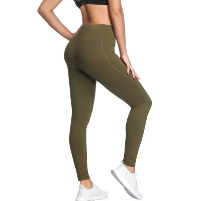 Latest Design Khaki Women Yoga Leggings Supplier