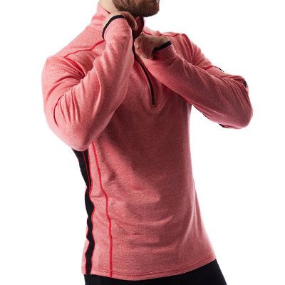 Mens 1/4 Zipper Up Fitness Top Wear Manufacturer