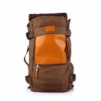 Wholesale Orange and Brown Hiking Backpack