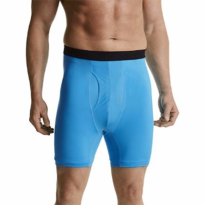 Plain Blue Stretchable Men's Boxer Distributor