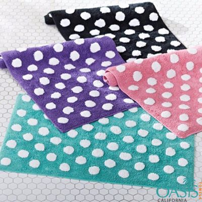 Polka Dot Bath Mat Supplier