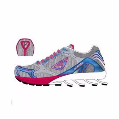 Power Craft Grey Top Fit Running Shoes Manufacturer