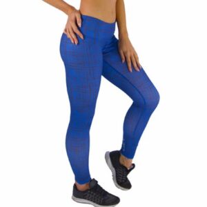 Printed Blue Fitness Leggings Manufacturer