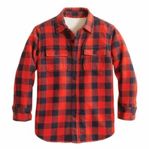 Wholesale Red and Blue Flannel Shirt