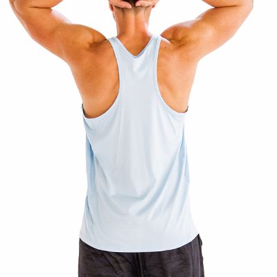 Soft Blue Fitness Tank Tee Manufacturer