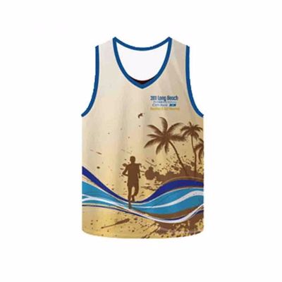 Soft Print Sleeveless Running T-Shirt Distributor