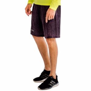 Stone Washed Purple Fitness Shorts Supplier