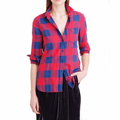Wholesale Womens Boyfriend Flannel Shirt