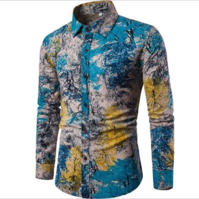 Ethnic Large-Sized Floral Shirt Wholesale