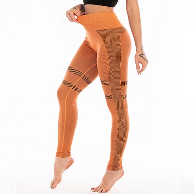 Seamless Peach Hip Yoga Fitness Leggings Supplier
