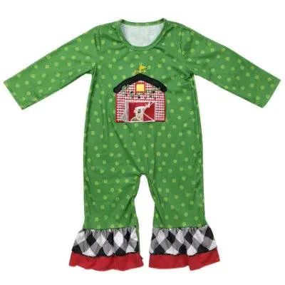 Applique Embroidery Newborn Baby Clothes Manufacturers