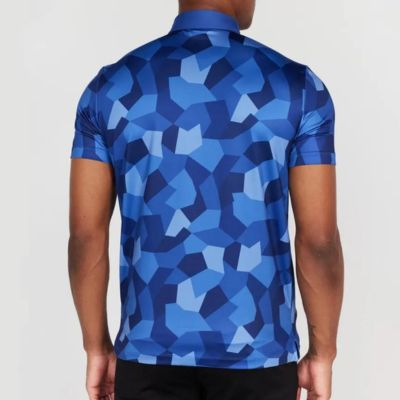 Elastic Stretch Sublimated Golf Shirts Manufacturers