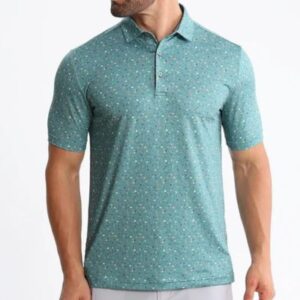 Polyester Spandex Quick Dry Mens Golf Shirt Supplier