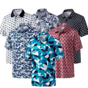 Sublimation Printing Polyester Golf Polo Shirts Wholesale