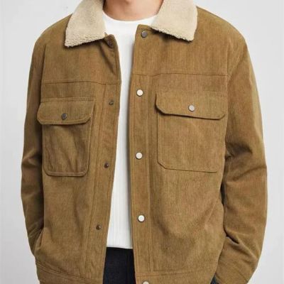 Mens Corduroy Velvet Winter Jacket Wholesale