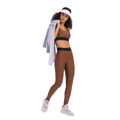 Black Fitness Elastic Band Workout Leggings Manufacturer