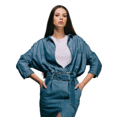 wholesale denim dress