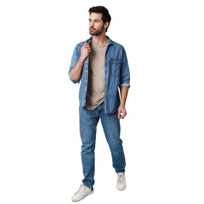 wholesaler denim shirt pant set