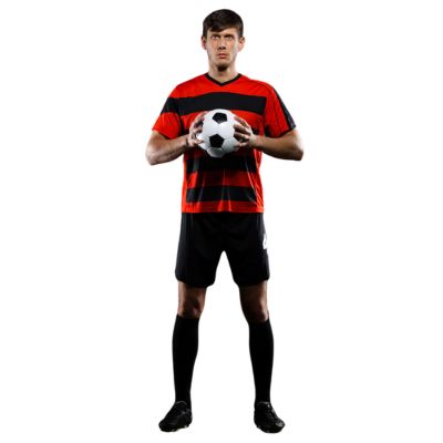 red and black soccer jersey suppliers
