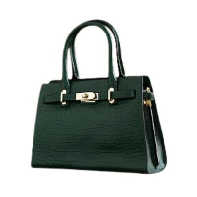 wholesale dark green hand bag