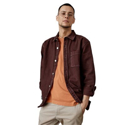 wholesale hickory brown overshirt