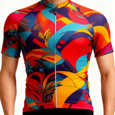 bulk colorful cycling jersey