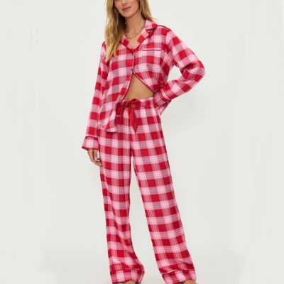 wholesale long sleeve pajama sets for women